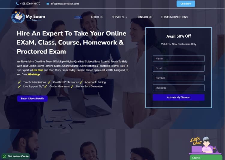 MyExamTaker.com review