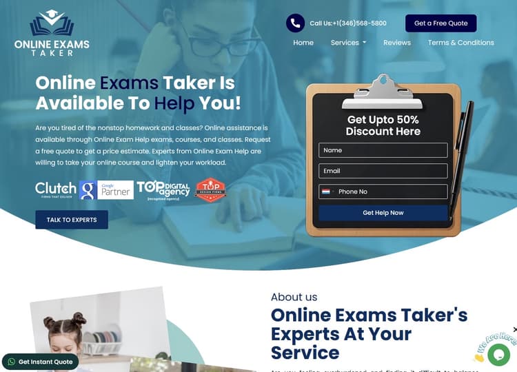 OnlineExamsTaker.com review